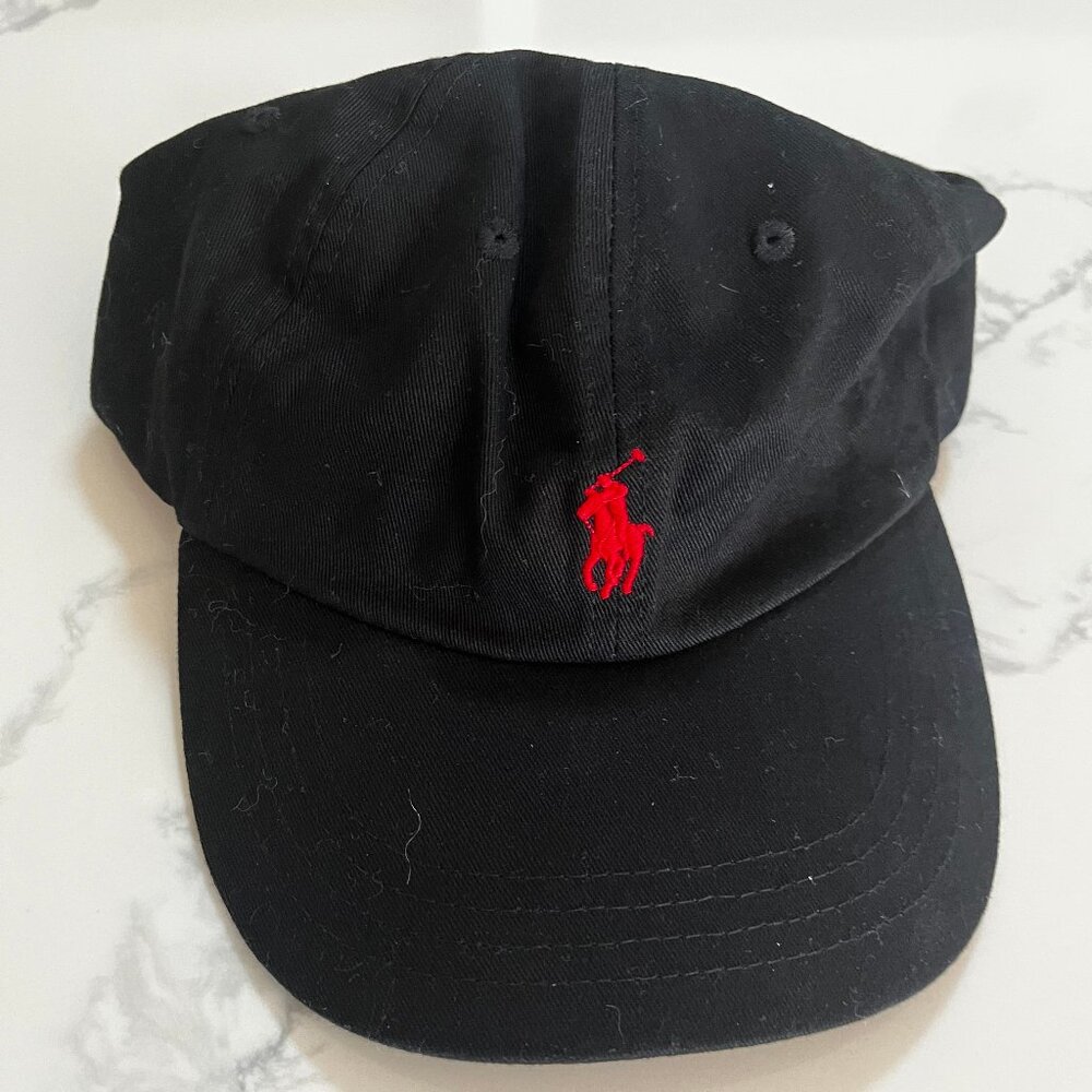 Black Ralph Lauren Baseball Cap